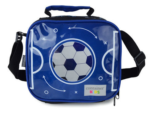 Lancheira Infantil Soft Container Kids Bola Futebol - 1193
