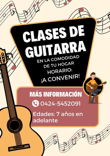 Clases De Lenguaje Musical Y Guitarra