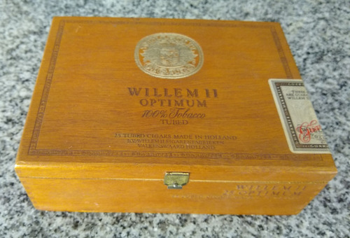 Caja Vacia Madera Willem Ii - Optimum Orig.holanda