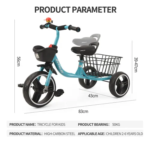 Triciclo Para Niños Triciclos Para Niños De 2 A 4 Años: De