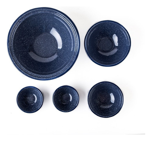 Juego De Bowls Para Ensaladas De Peltre 5 Color Morado