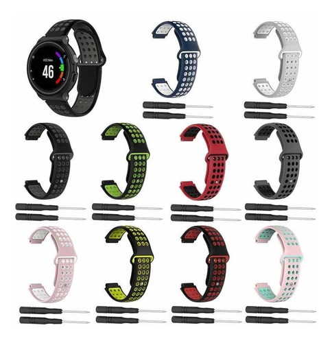 Imagen 1 de 10 de Correas Para Reloj Garmin Forerunner De Silicone