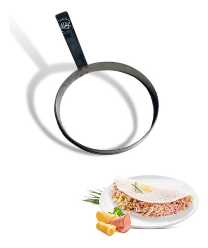 Kit Com 4 Aro Modelador Inox Para Tapioca 16,5cm (4mm)