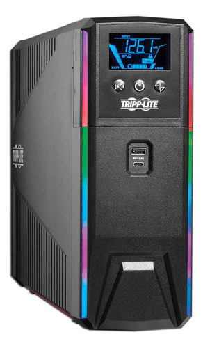 No-break Ups Tripp Lite De 1550va / 900w, 10 X Nema 5-15r Color Gris Oscuro