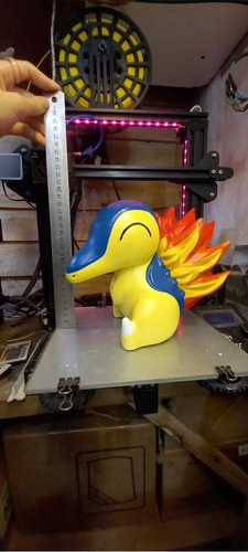 Cyndaquil Pokemon Figura Impresion 3d