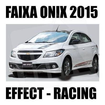 Faixa Chevrolet Onix Effect Prisma Sport Kit Completo 2015