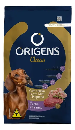 Ração Seca Origens Cães Adultos Raças Pequenas Carne e Frango 15k...