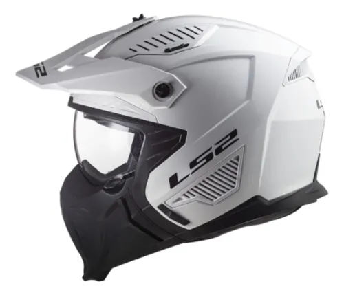 Casco ls2 modular blanco sale