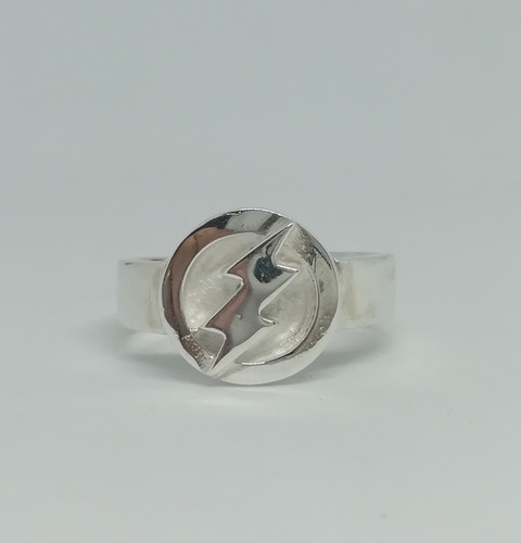 Anillo Flash Dc Comics Super Héroes Plata 925 A Medida