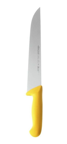 Cuchillo Arcos Carnicero 30 Cm 2900 Amarillo