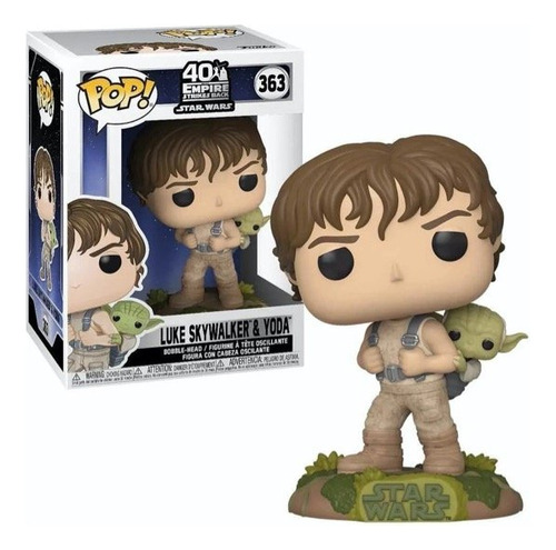 Funko Pop! Star Wars 40th Luke Skywalker and Yoda 363