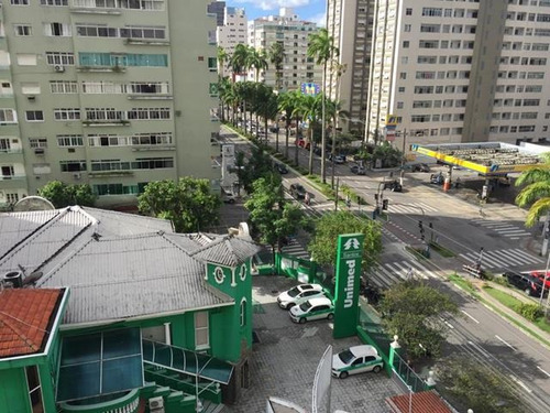 Imagem 6 de 14 de Frente Com Sacada Coração Do Gonzaga 3 Dorms Deps Empregada