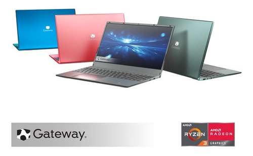Laptop Gateway 15.6 Ultra Notebook Ryzen 3 128gb Ssd 4gb Ram