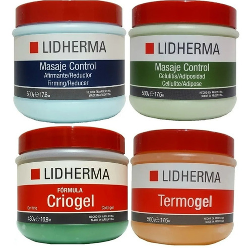 Kit Termogel + Criogel + Crema Celulitis + Crema Reductora