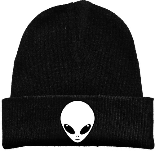 Gorro Lana Alien Vintage Tv Estampado Urbanoz