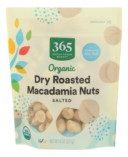 365 By Whole Foods Market, Nueces De Macadamia Organicas, 8 