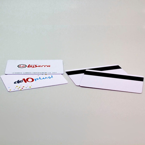 Imagen 3 de 6 de Tarjetas Pvc Banda Magnetica Impresas Full Color Simple 100u