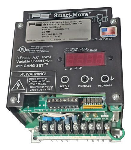 Power Electronics Msm5a Power Industrial (Usado)