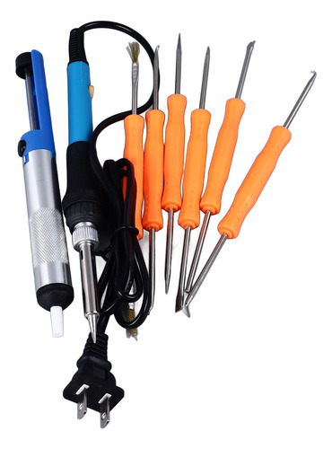 Kit De Soldador Soldador Ajustable De Temperatura De 110v