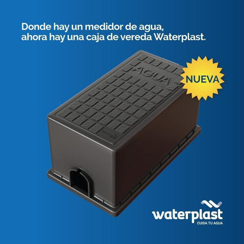 Caja Domiciliaria Vereda Medidor Agua Waterplast P/ Aysa