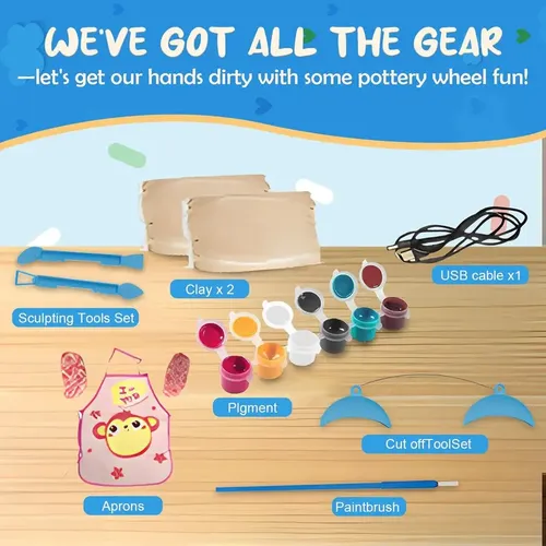 3nkx Z Kit De Cerâmica Infantil, Brinquedo Para 8 A 13 Anos