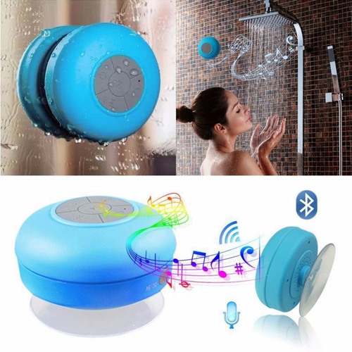 Parlante Bluetooth Recargable Para La Ducha Resistente Agua!