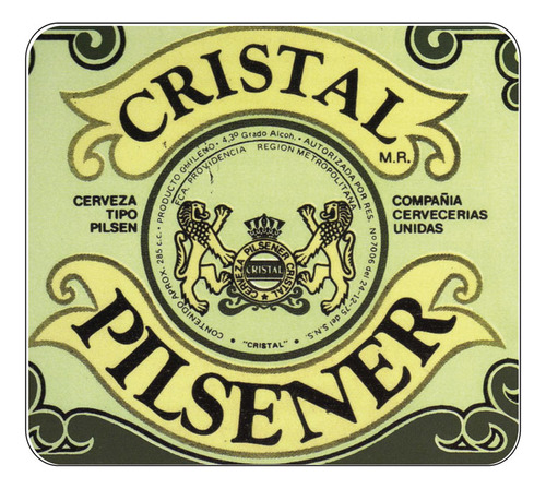 Mouse Pad Cerveza Cristal Pilsen Regalo Amigo Novio 203