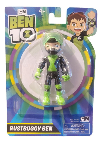 Playmates Cartoon Network Ben 10 Rustbuggy Ben 5 Pulgadas