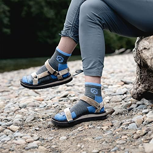 Cloudline Quarter Crew Trail Running Socks - Lana De Merino