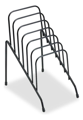 Step File Junior Wire Organizer Rack, 6 Secciones, Negr...