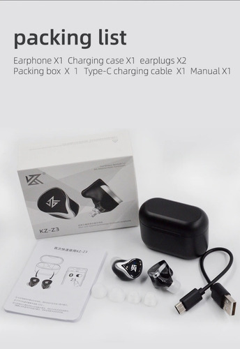 Imagem 8 de 10 de Fone Bluetooth Kz Z3 Original Gamer Low Latency Bt 5.2 Aptx