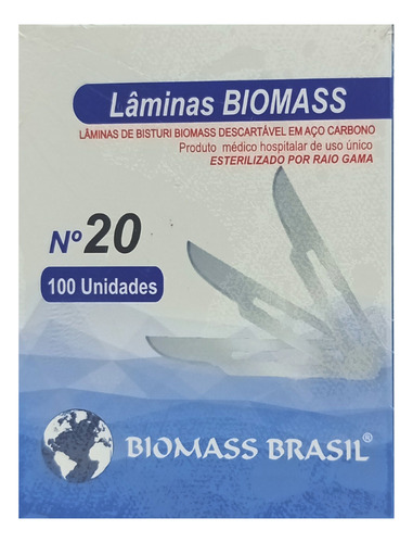 Lâmina De Bisturi Nº20 - Biomass