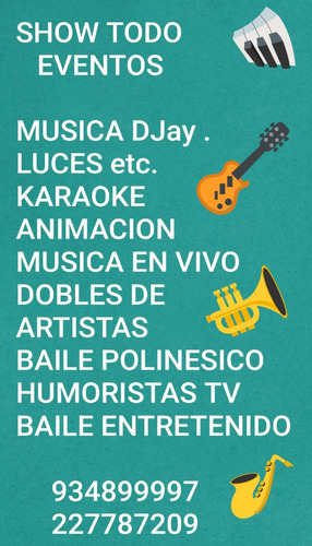 Show Djay Luces Karaoke Musica En Vivo