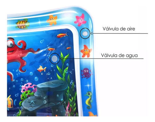Estera Inflable De Agua Inflable Para Bebés, Estimulación Te