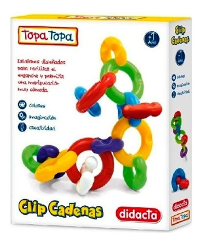 Clip Cadenas Didacta Topa Topa - Vamos A Jugar Color Multicolor