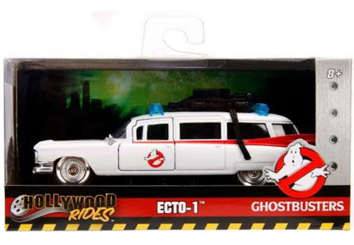 Ghostbusters Auto Cazafantasma Ecto-1 Die Cast Jada 1:32 Or