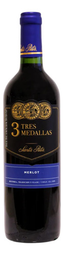 Vinho Chileno Santa Rita 3 Medallas Merlot 750ml