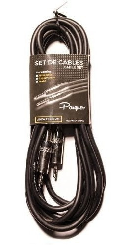 Cable Mini Plug A Mini Plug 1 Mtrs Cromado Parquer