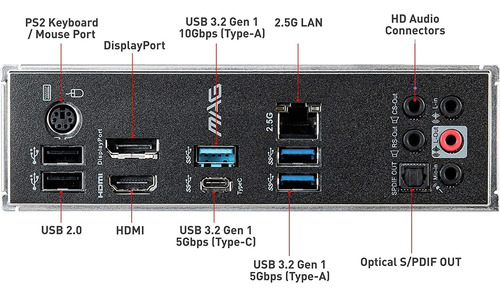 Msi Mag B460m Mortero Gaming Placa Base (micro Atx, 10 Gene