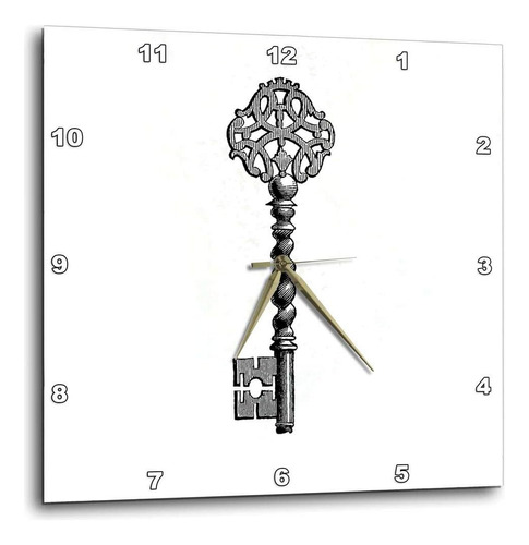 3drose Dpp__1 Reloj De Pared Con Llave Esqueleto Victoriana 