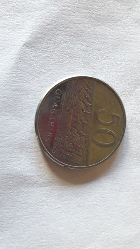 Moneda 50 Guaranies Republica De Paraguay 1986 (Usado)
