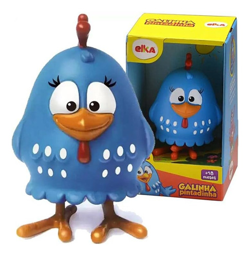 Boneco Galinha Pintadinha Mini Figura - Elka