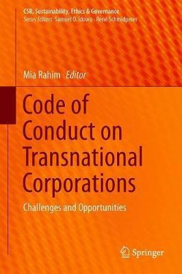 Libro Code Of Conduct On Transnational Corporations - Mia...