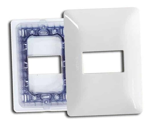 Placa Simple Con Soporte Bm201 Opalux