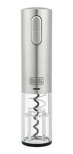 Abridor De Vinho A Bateria Usb Inox W10 Black And Decker