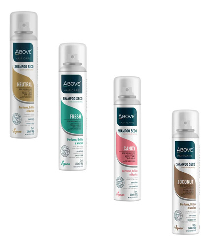 Shampoo A Seco Prolonga Limpeza Fresh 150ml Above