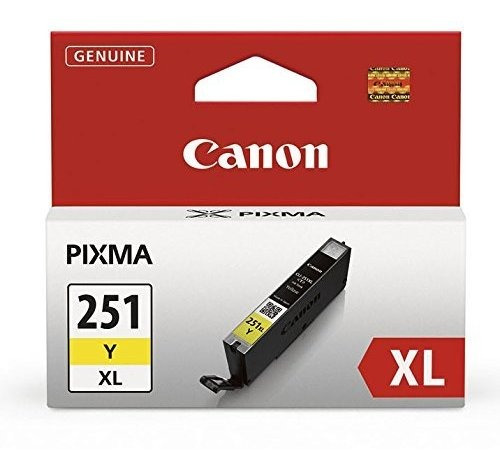 Canon Cli-251xl Tinta Amarilla Tanque Compatible Con Mg6320,