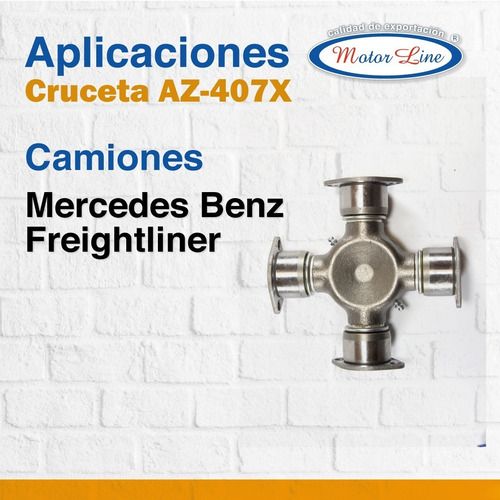 Imagen 5 de 10 de Cruceta 407x / 7 Pulgadas / Camiones Freightliner