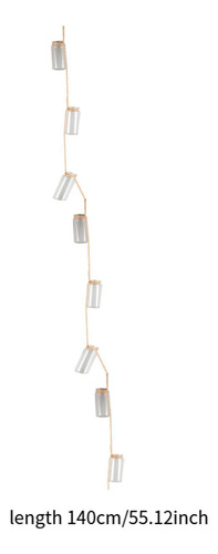 Botellas De Vidrio Transparente Colgantes, Regalo Moderno,