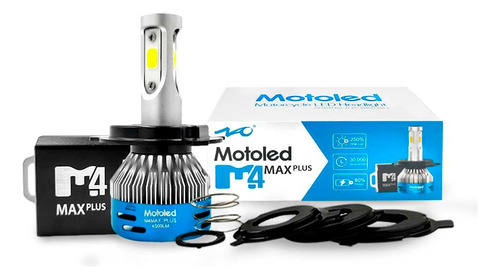 Foco Led Para Moto M4max Luz Blanca Motoled